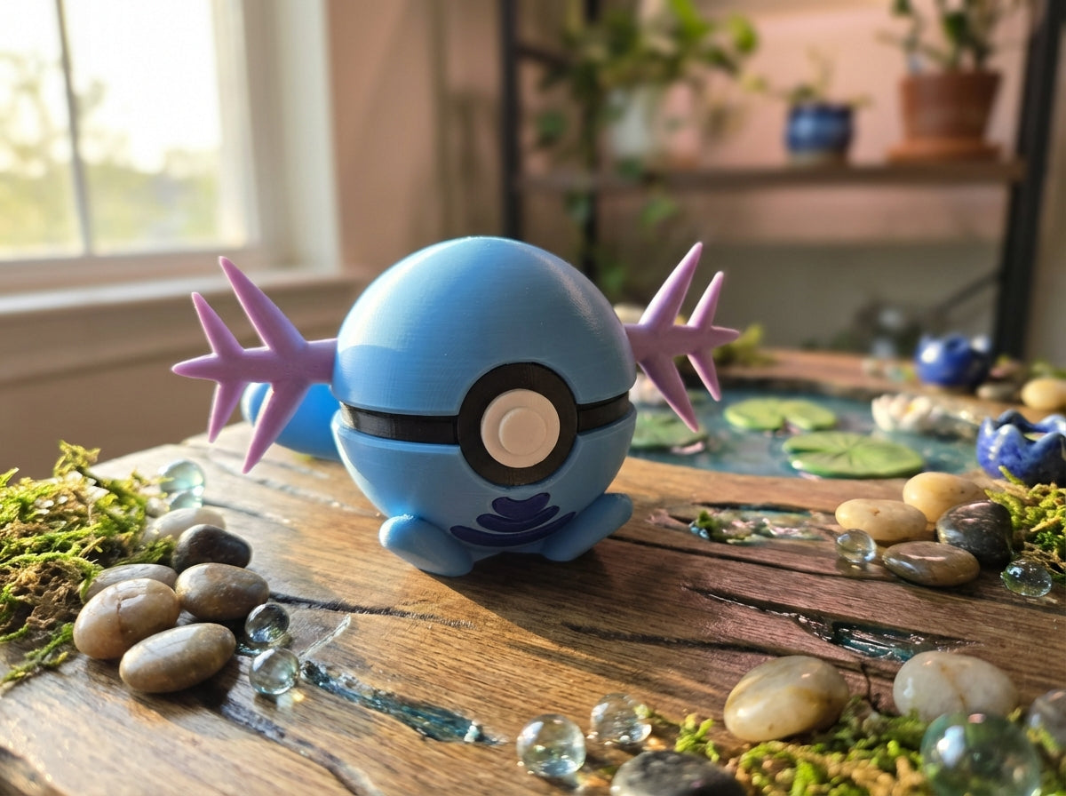 Whooper Pokeball - 3D Printed Pokemon Fan Art Replica 1