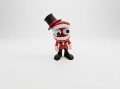 Caine The Amazing Digital Circus Flexi Figure - Articulated Desk Toy 2