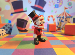 Caine The Amazing Digital Circus Flexi Figure - Articulated Desk Toy 3