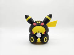Pikachu in Umbreon Poncho Figure - 3D Printed Pokemon Collectible 3
