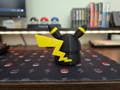 Pikachu in Umbreon Poncho Figure - 3D Printed Pokemon Collectible 2