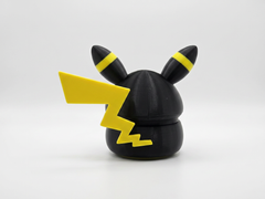 Pikachu in Umbreon Poncho Figure - 3D Printed Pokemon Collectible 4