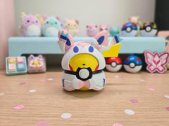 Pikachu in Sylveon Poncho Figure - Pokemon Collectible 1
