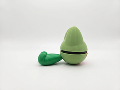 Treecko Pokeball - 3D Printed Non-Functional Display Prop 3