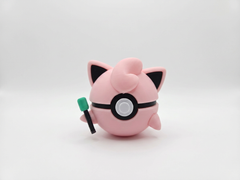 Jigglypuff Pokeball Figure, 3D Printed Fan Art Collectible 2