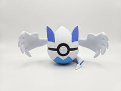 Lugia Pokeball - 3D Printed Non-Functional Display Figure 3