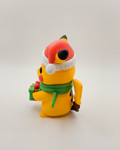 Santa Pikachu Figure - 3D Printed Pokemon Holiday Decor 3