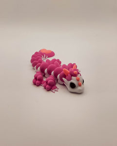Articulated Heart Dragon - Small Pink Fidget Toy 2