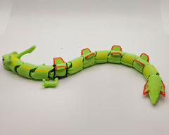 Articulated Rayquaza Figure - 3D Printed Gamer Desk Toy - 11.5 Inch 2