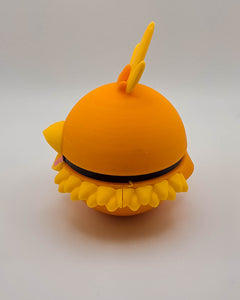 Torchic Pokeball Figure - 3D Printed Video Game Prop 3