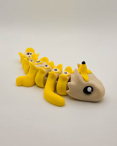 Banana Dragon, Articulated Fidget Toy, Cute Desk Decor 2
