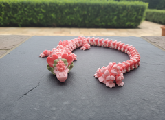 Snapdragon Dragon - Articulated Floral Fidget Toy, Desk Decor 3