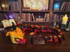 Large Scarlet Witch Dragon - Articulated Fidget Figure 1