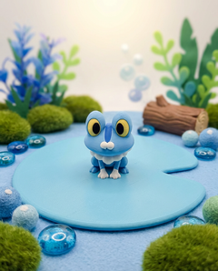 Froakie Figurine - 3D Printed Pokémon Miniature, Gamer Desk Decor 6