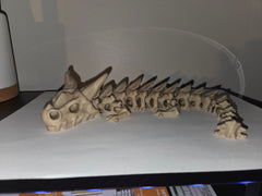 Articulated Skeleton Dragon - 3D Printed Fidget Toy and Desk Figure 2