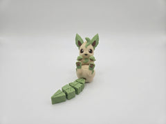 Flexi Leafeon Figurine - Articulated Fidget Desk Toy 4