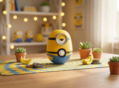 Minion Stuart Pokeball Figure - Geeky Desk Decor, Pop Culture Collector Item 1