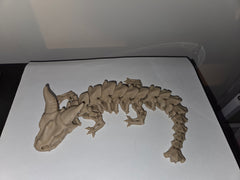Articulated Skeleton Dragon - 3D Printed Fidget Toy and Desk Figure 3