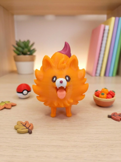 Pombon Figurine, Pokemon Inspired, Cute 3D Printed Desk Decor 1