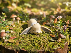 Shiny Sleeping Eevee Pokémon Figure, 3D Printed Desk Decor 2