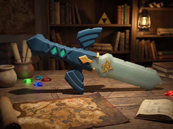 Master Sword Replica - 15-inch Glow in the Dark Legend of Zelda Prop