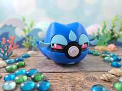 Kyogre Pokeball Display - Gecqua Pokémon Themed 3D Printed Figure 1