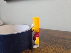 Flexi Bart Simpson Figurine - Articulated 3D Printed Desk Toy 4