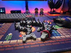 Articulated Gamer Dragon - Retro Fidget Desk Toy, Poseable Figure 2
