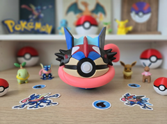 Ash's Greninja Pokeball Replica - 3D Printed Gamer Display Prop 1
