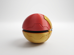 IronMan Pokeball - Superhero Crossover Collectible Prop 2
