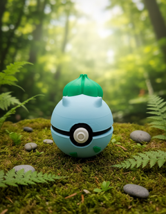 Bulbasaur Pokeball Replica - 3D Printed Gamer Desk Decor 1