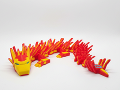 IronMan Dragon - Articulated Superhero Figure, Large Desk Fidget Toy 2