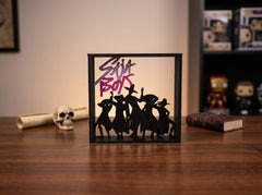 Saja Boys Scene - 3D Printed Silhouette Shadow Box Art 1