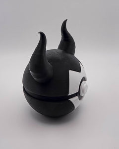 Maleficent Inspired Pokeball - 3D Printed Villain Collector Prop 3