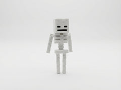 Minecraft Skeleton Keychain - Articulated 3D Printed Gamer Gift 3