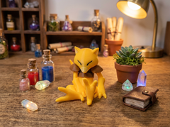 Abra PokeMini Figure - 3D Printed Psychic Pokemon Statue 4