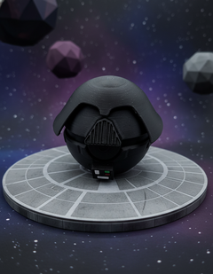Darth Vader Pokeball - Star Wars Inspired 3D Printed Figurine, Geek Desk Decor 4