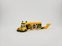 Articulated School Bus Dragon - Yellow Fidget Toy and Desk Decor 2