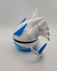Functional Lugia Pokeball - 3D Printed Pokemon Replica, Cosplay Prop 4