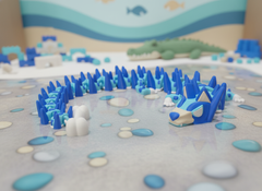 Bluey Dragon Articulated Figure - 3D Printed Fidget Desk Toy 4