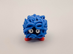 Tangela PokeMini Figure - 3D Printed Blue Miniature Collectible 2