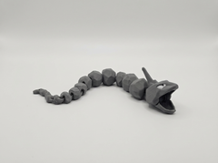 Articulated Onyx Figure - 3D Printed Rock Snake Fidget Toy 3
