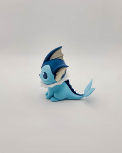 Vaporeon Figure - 3D Printed Water Monster, Anime Figurine 4