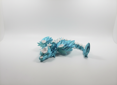 Rosewing Dragon - Articulated Crystal Fidget Toy - Blue 7