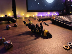 Flexi Umbreon Figurine - Articulated 3D Printed Desk Toy 3