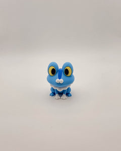 Froakie Figurine - 3D Printed Pokémon Miniature, Gamer Desk Decor 2