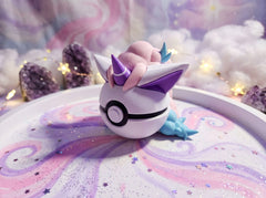 Galarian Ponyta Pokeball Figure - Fantasy Replica for Desk Decor 3