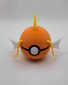 Magikarp Pokeball, 3D Printed Figure, Gamer Desk Decor 2