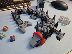 Articulated Gamer Dragon, Controller Themed Fidget Toy, Game Room Decor 1