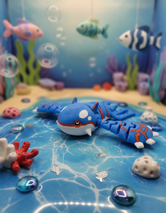 Articulated Kyogre - Pokemon Figure, Fidget Desk Toy 5